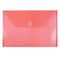 JAM Paper 9.75" x 14.5" Plastic Hook & Loop Closure Envelopes, 12ct.